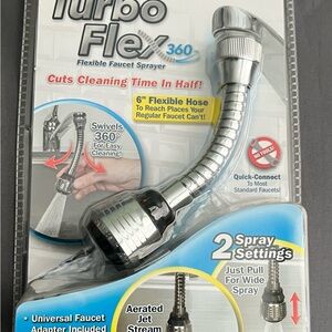 Turbo Flex 360 Flexible Faucet Sprayer